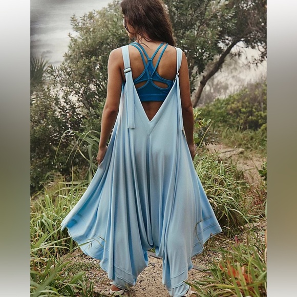 Free People Movement Dark Pink Seven Stars Jumpsuit One Size Fits Many - Picture 8 of 9